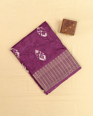 SC4026 - Dola Self Embroidery All Over With Bandhini Print
