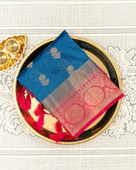SC3492 - Tussar Shimmeer With Gold Butta