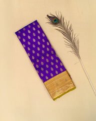 SC3883 - Satin Saree With Copper Zari Along With Stone