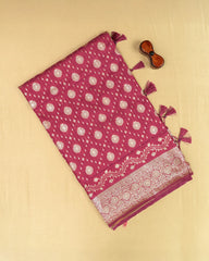 SC5462 - Satin Saree with Gold Butta