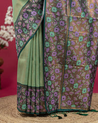 SC2823-Top Dyed Saree