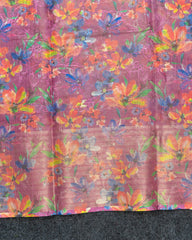 SC3415 - Tissue Saree With Embroidery All Over