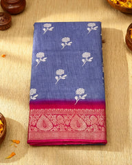 SC5866(1) - DOLA SILK SAREE WITH DIGITAL PRINT