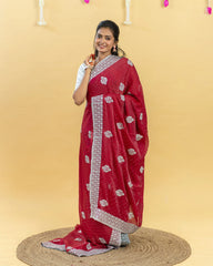 SC3777 - Fendy With Premium Stone And Blouse Work