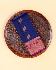 SC3091 - Satin Saree With Copper Butta