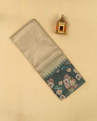 SC2949 - Tissue With Zari Body And Fancy Border