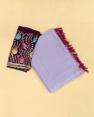SC3366 - Chiffon Georgette With Stone And Seperate Blouse Work