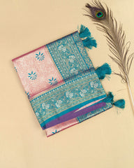 SC4578 - Tissue Silk Saree With Meena Butta