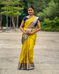 SC3883 - Satin Saree With Copper Zari Along With Stone