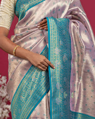 SC4049 - Tissue Saree With Multi Stone