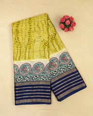 SC5981 - DOLA SILK SAREE WITH ZARI LINES