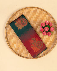 SC4402 - Litchi Silk With Zari Lines Along Body