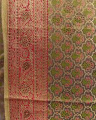 SC3538 - Tissue Gold Meena Butta Saree