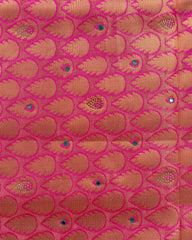 SC4361 - Tissue Saree Mirror With Stone