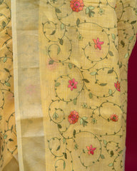 SC3298 - Linen Cotton With Full Body Embroidery