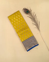 SC3883 - Satin Saree With Copper Zari Along With Stone