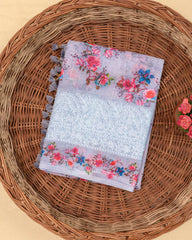 SC3166 - Linen With Embroidery Border