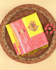 SC2849 - Tissue Silver Zari Meena Butta