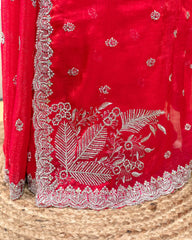 SC2997 - GEORGETTE SAREE WITH HAND WORK STONE