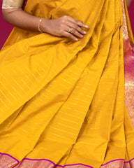 SC3465 - Silk Saree With Zari Lines