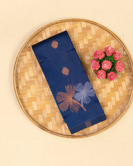 SC4038 - Litchi Silk With Embose And Zari Work