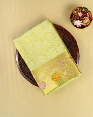 SC4806 - Tissue Saree With Embroidery Border