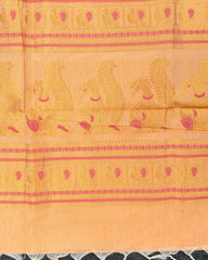 SC3246 - PURE COTTON WITH ZARI BORDER AND MEENA BUTTA