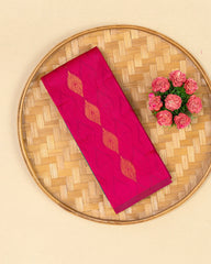 SC4038 - Litchi Silk With Embose And Zari Work