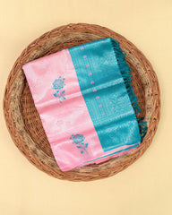 SC4127 - Tissue Silver Zari Meena Butta