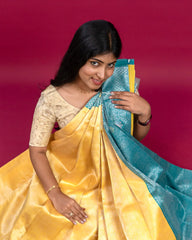 SC3584 - Litchi Silk Saree With Multi Stone