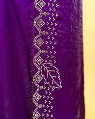 SC3869 - Fendy Satin With Premium Stone Work
