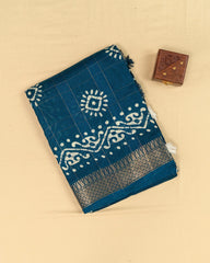SC3866 - Linen With Digital Bandhini Print