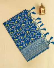 SC5461 (2) - Soft Silk Saree With Meena Butta