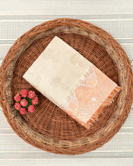 SC3067 - Checked Linen Cream Colour Matching