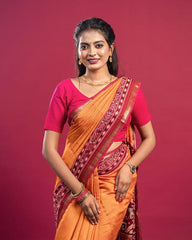 SC5779 - COTTON SAREE KATTAN WORK WITH POCHAMPALLI BORDER