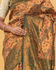 SC2821 - Top Dyed Saree With Sparkling Stone And Meena Butta