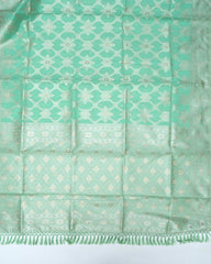 SC3042 - Linen Thread Butta With Neem Zari