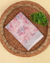 SC3947 - Linen Digital Print With Embroidery All Over Body