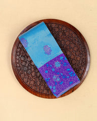 SC3625 - Litchi Silk With Stone And Meena Butta Over Body
