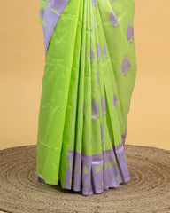 Fancy Top Dyed Saree