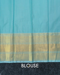 SC3469 - Silk Saree With Check Body And Contrast Border