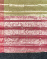 SC4811 - TISSUE WITH JAQUARD BODY AND CONTRAST BORDER