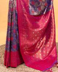 SC3257 - Tissue Meena Butta With Sarowski Work Saree