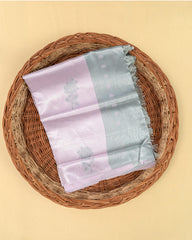SC4127 - Tissue Silver Zari Meena Butta