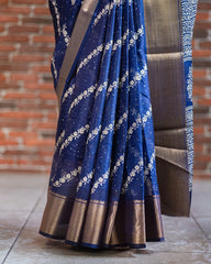 SC5859(2) - DOLA SAREE WITH SEQUENCE PRINT