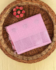 SC4362 - Linen Saree With Silver Butta