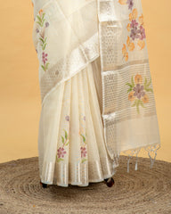 Printed Linen Tissue with Stone