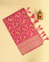 SC5461 (1) - Soft Silk Saree with Meena Butta