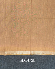 SC2896 - MIXED COTTON WITH THREAD WORK AND ZARI BORDER