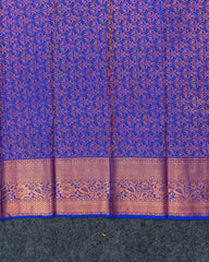 SC3612 - Silk Saree With Contrast Border And Zari Lines